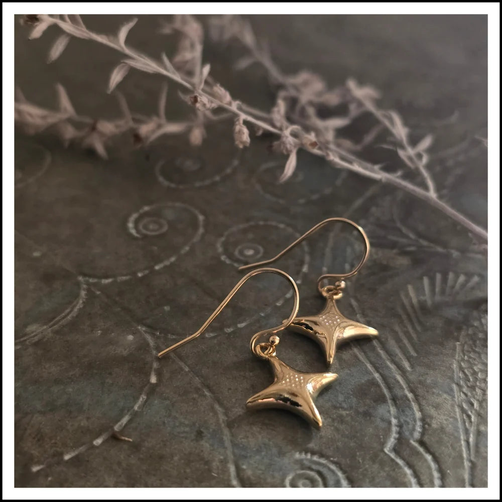 North Star Ear Wires | Gold