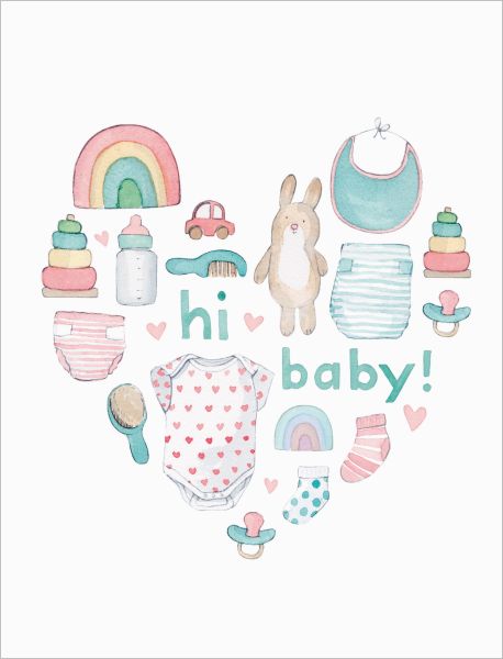 Baby Heart | Single Card