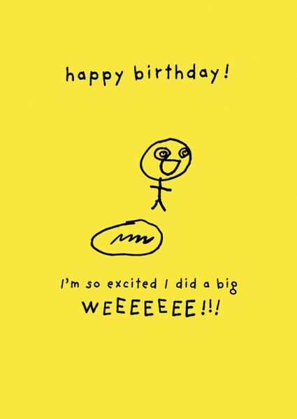 Excited Wee | Single Card