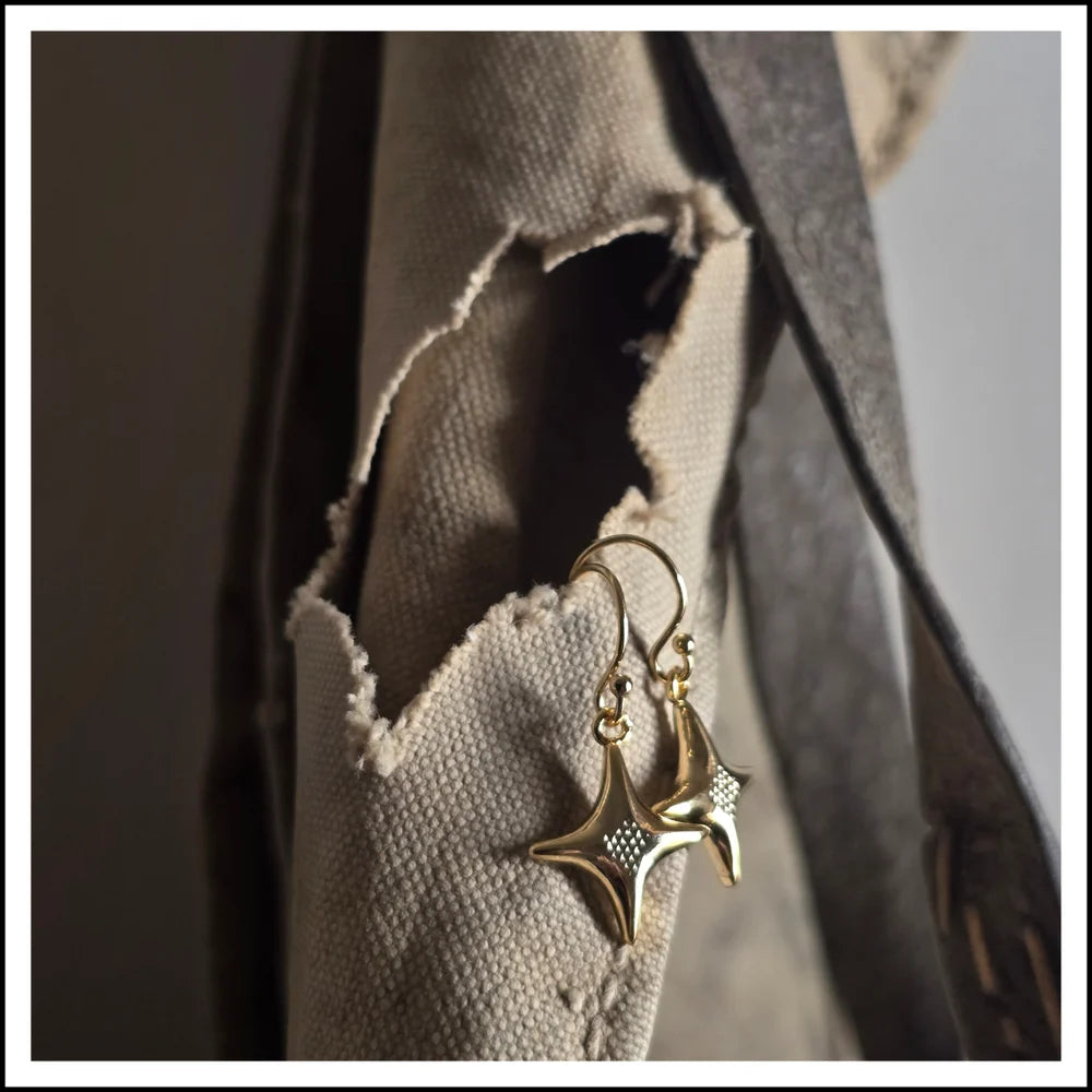 North Star Ear Wires | Gold