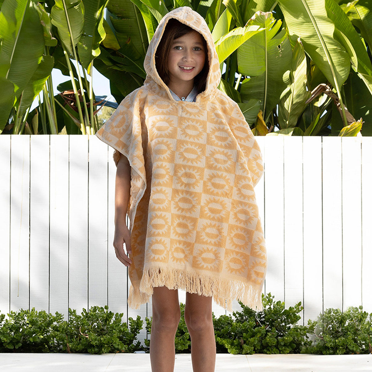 Sola Kids Poncho | Peach