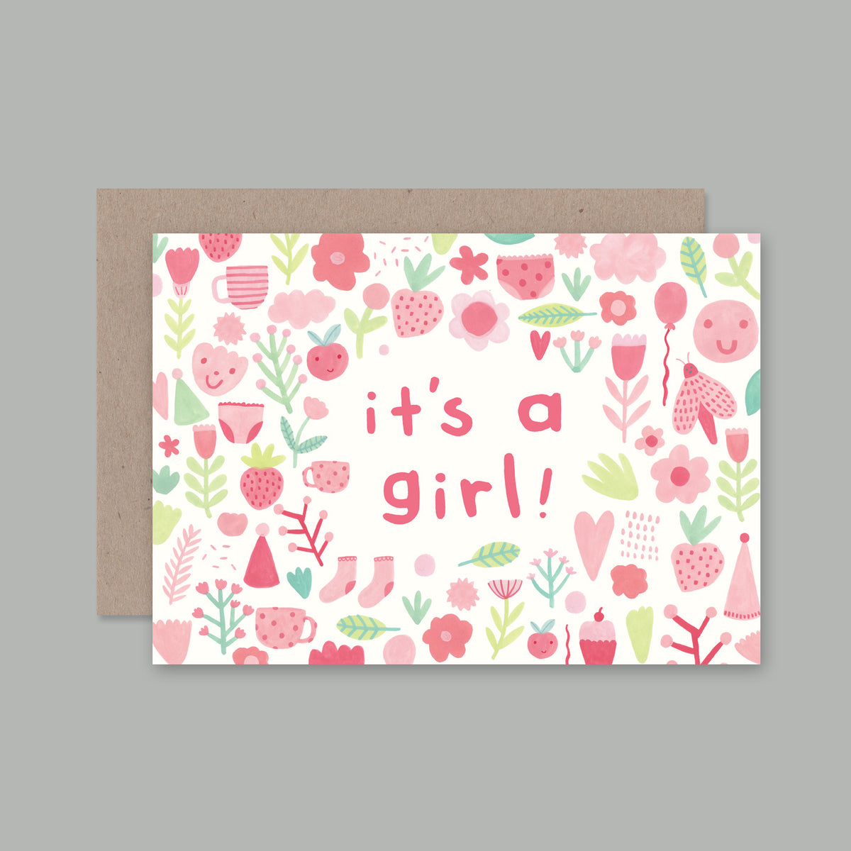 AHD CARDS - SINGLE CARD - IT&#39;S A GIRL