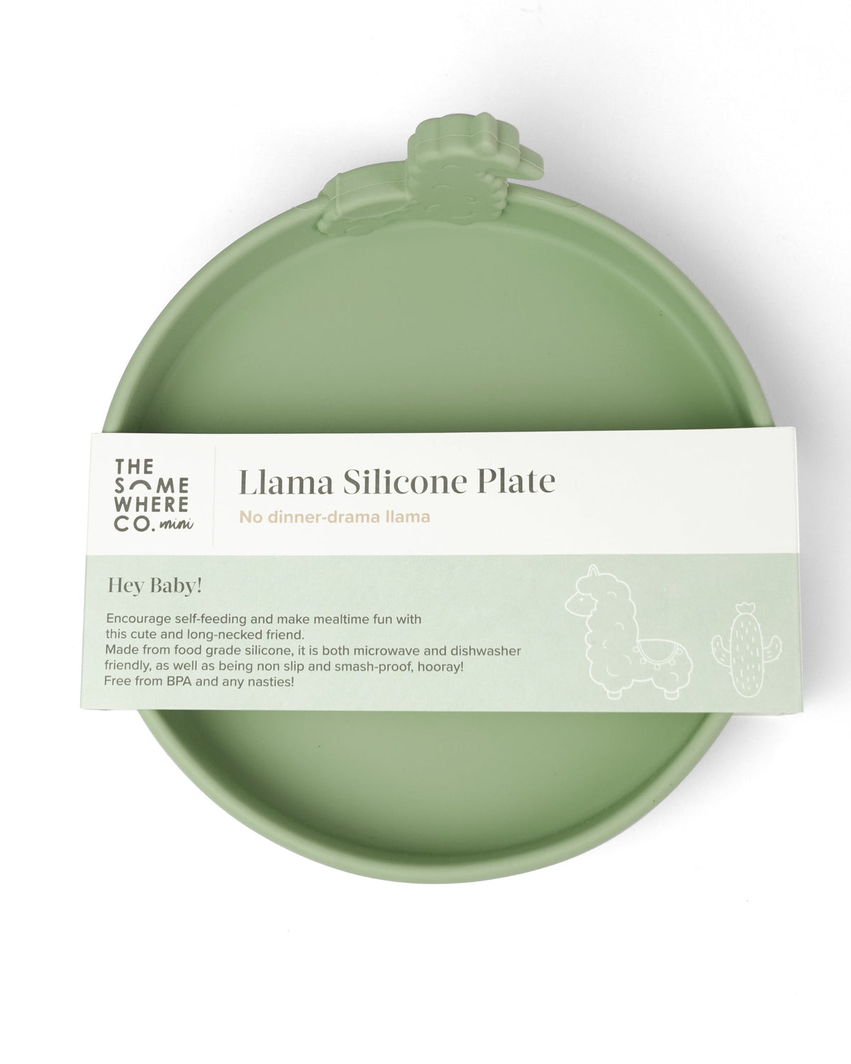 Llama Silicone Plate | Various Colours