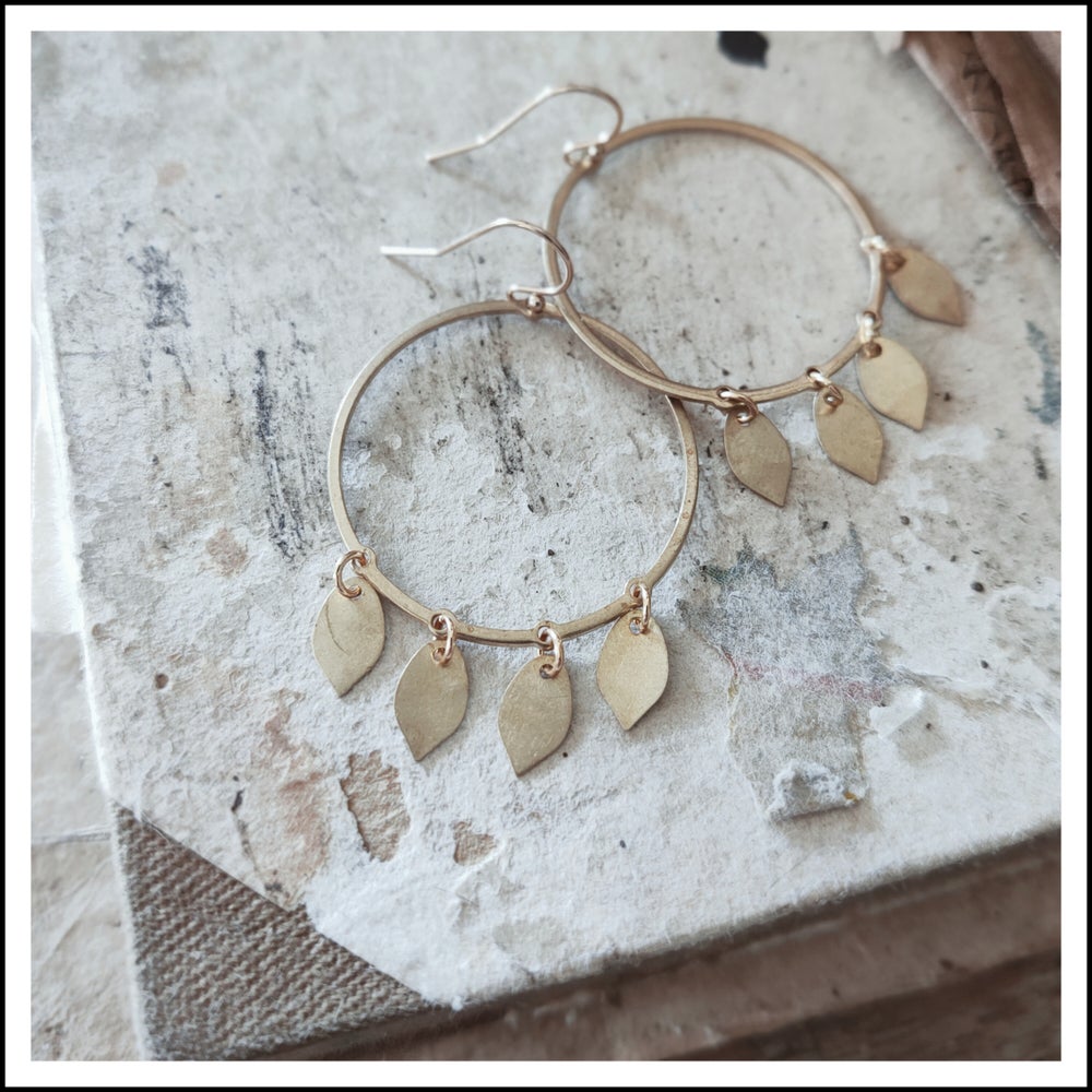 Fallen Leaf Hoops