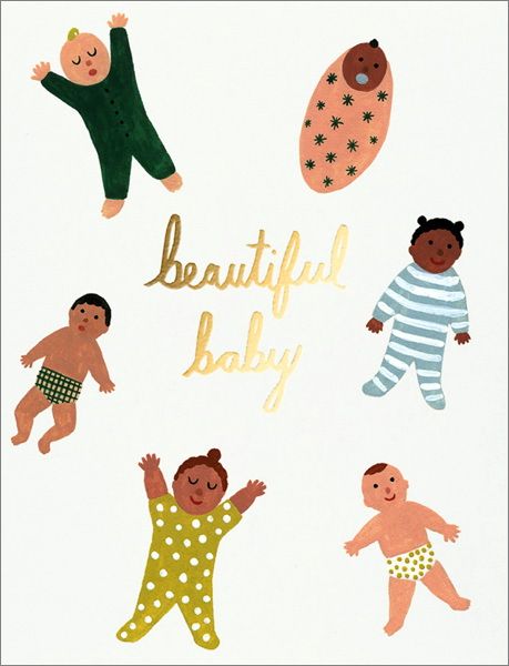 RED CAP CARDS-SINGLE CARD-BEAUTIFUL BABY