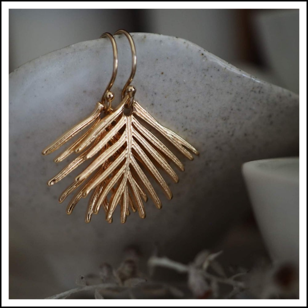 Feathered Frond Earrings